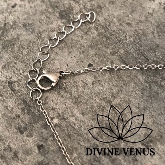 Genuine Turquoise Dainty Stainless Steel Choker - Picture 8 of 8